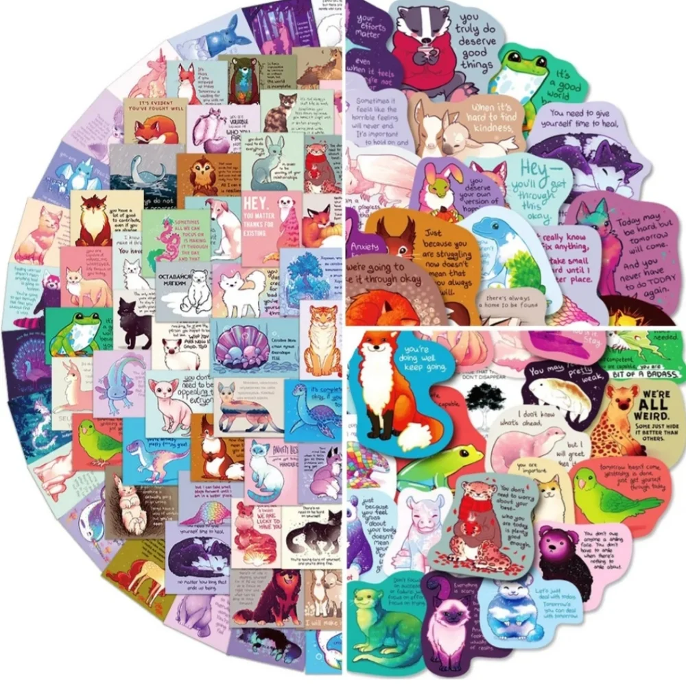50 New Positive Inspirational motivation stickers